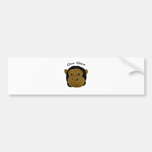 Onze Held Bumpersticker (Voorkant)