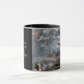"Onze Held" Mok, Brandweerman ondersteuning koffie Mok (Midden)