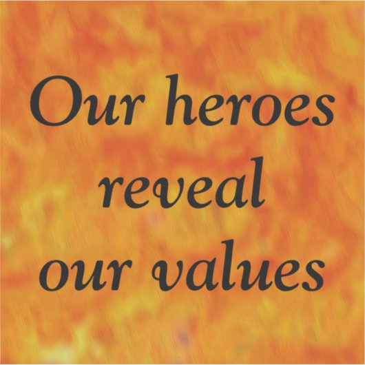 Onze helden sticker (Voorkant)