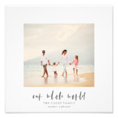 ONZE HELE WERELD FOTO AFDRUK (Voorkant)