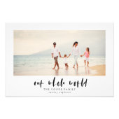 ONZE HELE WERELD FOTO AFDRUK (Voorkant)