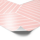 Onze hele wereld instant foto geometrisch afdruk (Hoek)