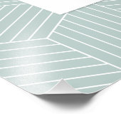 Onze hele wereld instant foto geometrisch afdruk (Hoek)