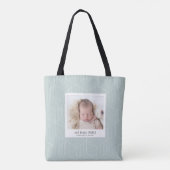 Onze hele wereld instant foto geometrisch tote bag (Achterkant)