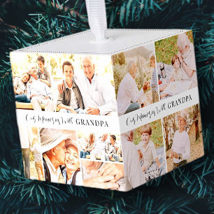 Onze herinneringen met opa Modern fotocollage Decoratie