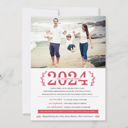 Onze Herinneringen Vakantie Fotokaart Kaart (Voorkant)