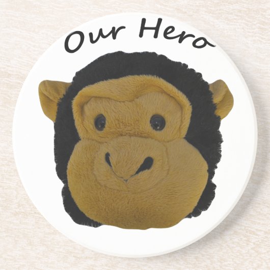 Onze Hero Zandsteen Onderzetter (Voorkant)