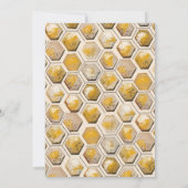 Onze Honey Bee Eucalyptus Verjaardagsuitnodiging Kaart (Achterkant)