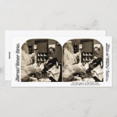 Onze huisdieren Droom van Oude Sinterklaas Stereov Feestdagenkaart (Voorkant / Achterkant)