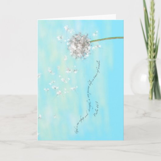 Onze hulp, sympathie en welkomstkaart voor elk cad kaart (Voorkant)