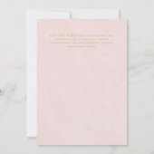 Onze Huwelijk GOLD Frame Spaanse Huwelijks UITNODI Kaart (Achterkant)