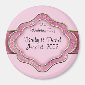 Onze huwelijksdag (Roos) Magneet