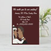 Onze huwelijksuitnodiging kaart (Staand voorkant)