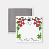 Onze Ierse bruiloft Magneet (Voorkant / Achterkant)