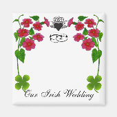 Onze Ierse bruiloft Magneet (Voorkant)