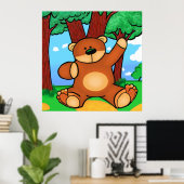 Onze in grasland poster (Thuiskantoor)