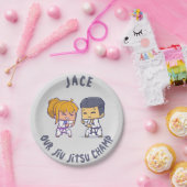 Onze Jiu Jitsu Champ Verjaardagspapier Bord (Feest)