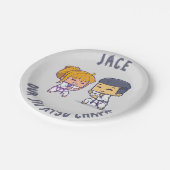 Onze Jiu Jitsu Champ Verjaardagspapier Bord (Gekanteld)