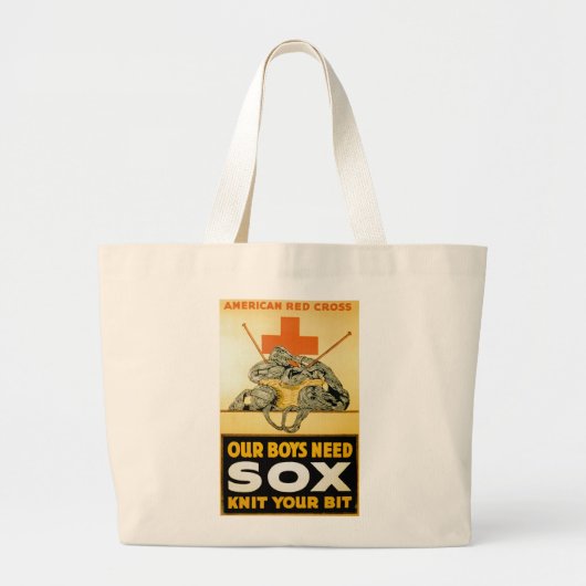 Onze jongens hebben sox ~ Knip nodig. Grote Tote Bag (Voorkant)