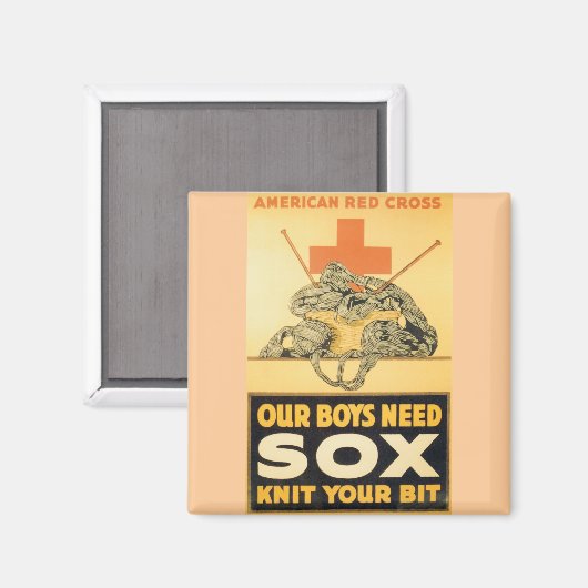 Onze jongens hebben Sox nodig Magneet (Voorkant / Achterkant)