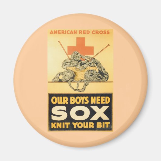 Onze jongens hebben Sox nodig Magneet (Voorkant)