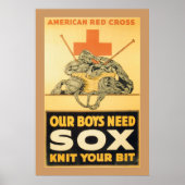 Onze jongens hebben Sox nodig Poster (Voorkant)