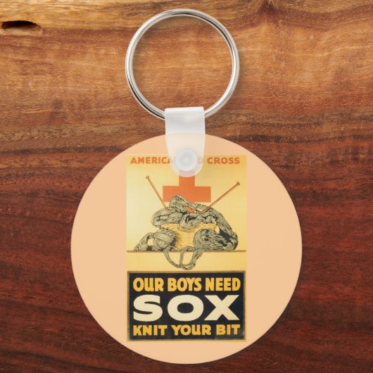 Onze jongens hebben Sox nodig Sleutelhanger (Voorkant)