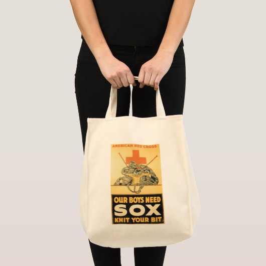 Onze jongens hebben Sox nodig Tote Bag (Voorkant (product))