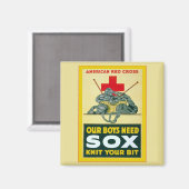 Onze jongens hebben sox ~ Tweede Wereldoorlog nod Magneet (Voorkant / Achterkant)