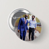 Onze jongens in Georgië Ronde Button 5,7 Cm (Voorkant /achterkant)