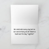 ONZE JUBILEUM CHAMPAGNE EN CELEBRATIE KAART (Binnen)