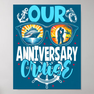 Onze jubileum cruise echtgenoot echtgenote koppels poster
