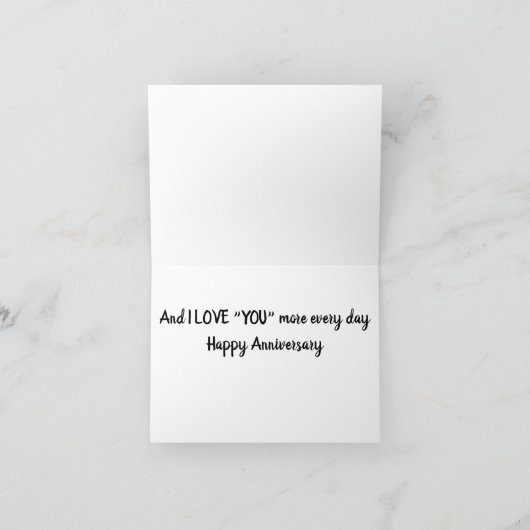 **ONZE JUBILEUM** IK HOOR 'US' & 'JE MEER' KAART (Binnen)