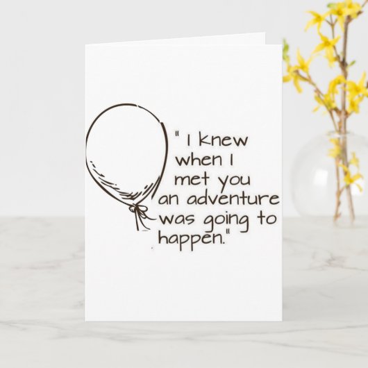 ONZE JUBILEUM "NIEUW WE ZOUDEN SAMEN VORDEREN" KAART (Gele Bloem)