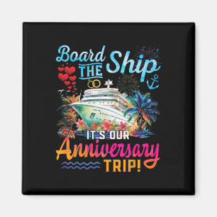 Onze jubileumcruise echtgenoot echtgenote koppels magneet