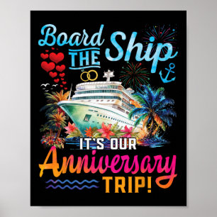 Onze jubileumcruise echtgenoot echtgenote koppels poster