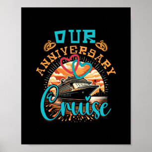 Onze jubileumcruise echtgenote echtgenoot koppels  poster