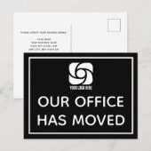 Onze Kantoor heeft Custom Business Logo Black verp Briefkaart (Voorkant / Achterkant)