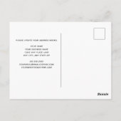 Onze Kantoor heeft Custom Business Logo Black verp Briefkaart (Achterkant)