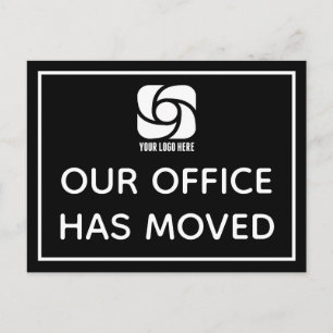 Onze Kantoor heeft Custom Business Logo Black verp Briefkaart