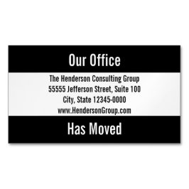 Onze Kantoor heeft de Sjabloon van de aankondiging Magnetisch Visitekaartje