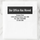 Onze Kantoor heeft de Sjabloon verplaatst Rechthoekige Sticker (Tas)