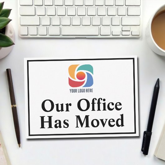 Onze Kantoor heeft de standaard zakelijke Logo ver Aankondiging