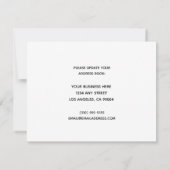 Onze Kantoor heeft een eenvoudige zwarte, witte on Aankondiging (Achterkant)