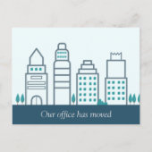 Onze Kantoor heeft een modern bedrijfsadres verpla Aankondigingskaart (Voorkant)