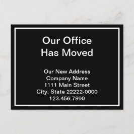 Onze Kantoor heeft een zwarte en witte aankondigin Aankondigingskaart