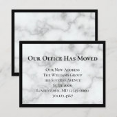 Onze Kantoor heeft Faux Marble aangekondigd Aankondiging (Voorkant / Achterkant)