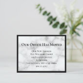 Onze Kantoor heeft Faux Marble aangekondigd Aankondigingskaart (Staand voorkant)