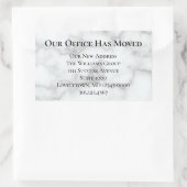 Onze Kantoor heeft Faux Marble aangekondigd Rechthoekige Sticker (Tas)