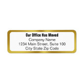 Onze Kantoor heeft het bedrijfsrendement van White Etiket (Voorkant)